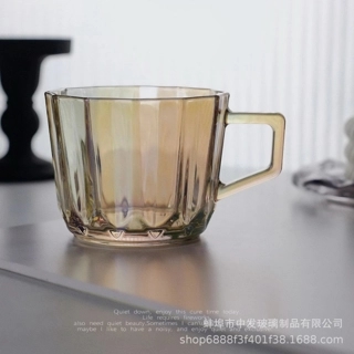 Elegant Amber Glass Mug