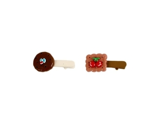 Cartoon accessories pair duck clip/mix