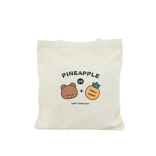 Fruit Bear canvas shoulder bag/mixed