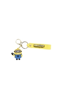Trendy Minions Keychain Silicone Design