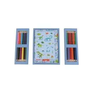 Dinosaur Travel Colouring Kit