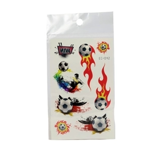 Kids Soccer Temporary Tattoos