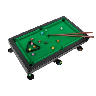 Mini Pool Table with Balls and Cues