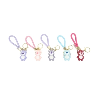 Wool Cute Bear Keychain in Mixed Colors