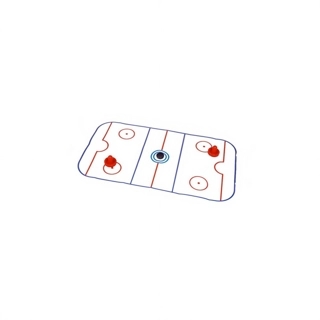 Mini Portable Air Hockey Game