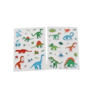 40pc Puffy Dinosaur Stickers