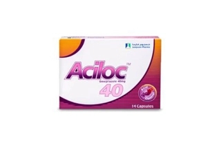 Aciloc 40 mg, For Hyperacidity - 14 Capsules