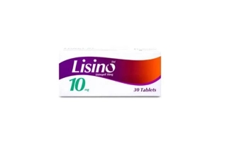 Lisino 10 mg, For High Blood Pressure - 30 Tablets