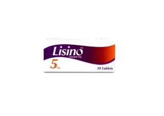 Lisino 5 mg, For High Blood Pressure - 30 Tablets