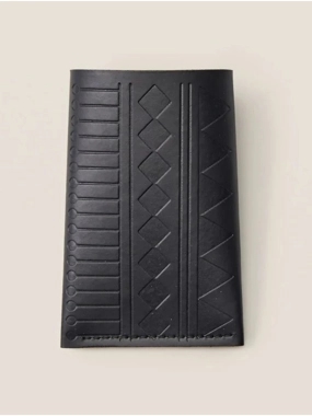 Leather Card Wallet - Black