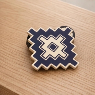 Sadu Brooch – Navy