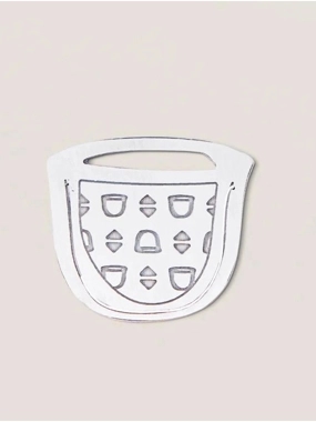 Finjan - Silver Bookmark