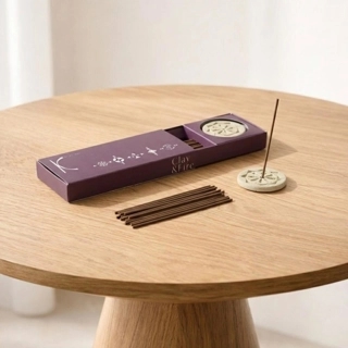 Incense Sticks with Heritage Burner