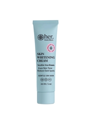 Sensitive area whitening cream