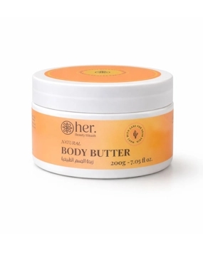 Natural unscented body butter 200 grams