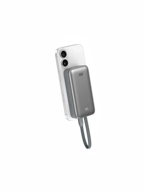 JODA MagTack 35W 10000mAh Power Bank with Built-in Type-C Cable - Titanium