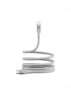 JODA MagRoll Magnetic Cable, 60W, Type-C to Type-C, 1.2m Length - Silver