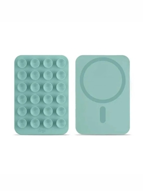 Drip Silicone Magnetic Phone Stand – Adhesive Surface Mount – Green