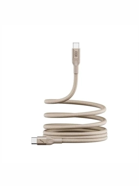 JODA Mag Roll Magnetic Cable, 60W, Type-C to Type-C, 1.2m Length - Gold