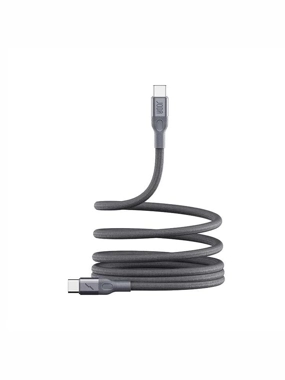 JODA Mag Roll Magnetic Cable, 60W, Type-C to Type-C, 1.2m Length - Titanium