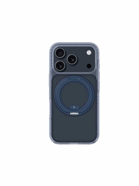 AmazingThing Titan Pro Case with Circular Grip for iPhone 17 Pro Max – Clear Blue