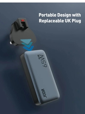 JODA VoltPad 65W Wall Charger – Black