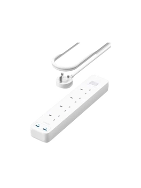 Anker Power Strip with 4 AC Outlets and 2 USB-A Ports