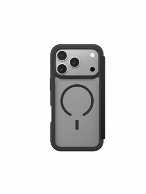 AmazingThing Glamour Folio Wallet Case for iPhone 17 Pro Max – Black