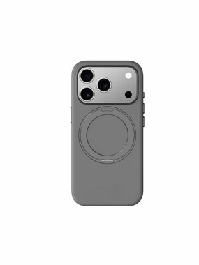 AmazingThing Cloudy Case with Grip & Stand for iPhone 17 Pro Max – Grey