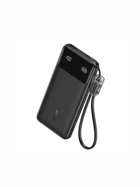 Anker 10000mAh 22.5W Power Bank with USB & USB-C Ports – Black