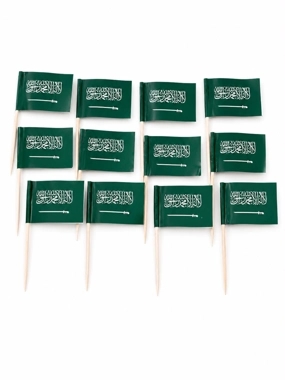 Saudi Arabian Toothpick Flag Toppers
