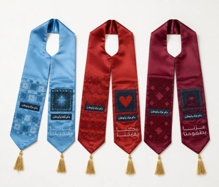 Traditional Saudi National Day Scarf