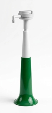 Green And White Plastic Horn