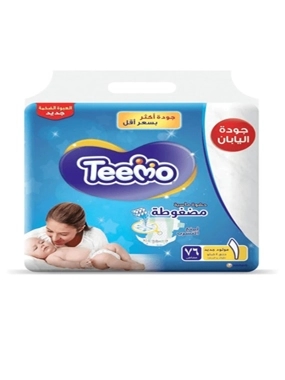 Teemo New Born 1 Diapers 76 Pieces
