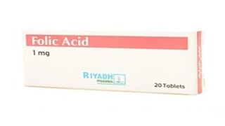 Folic Acid 1Mg 20 Tab