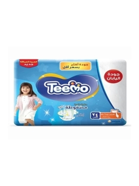 Teemo Junior Xxl 6 Diapers Jumbo Pack 24 In 1Packets