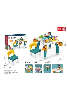 Original Creative Blocks Table – 100 Pieces