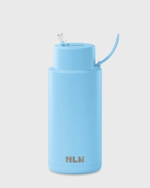 1 liter blue water bottle
