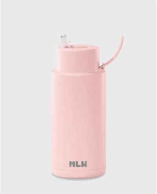 1 liter pink water bottle