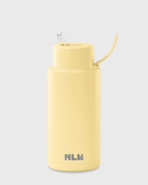 1 liter yellow water bottle