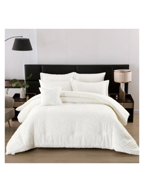 Narin Cream Summer Bedspread – Double – 7 Pieces | Al Habib Bedding