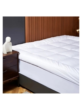 Gardenia Cotton Bed Felt Hotel-Style Queen 140×200 cm, 14 cm Thickness White