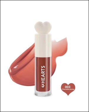 Hearts Lip Gloss Chocolate Plump 003