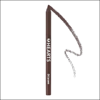 Hearts Waterproof Kohl Eyeliner Pencil - Brown 04 - 1.2 g