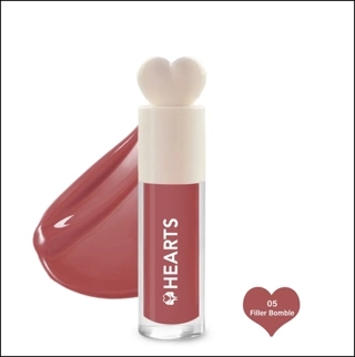 Hearts Lip Filler Gloss & Lip Plumper -05 Bombelli Filler 4.5 ml