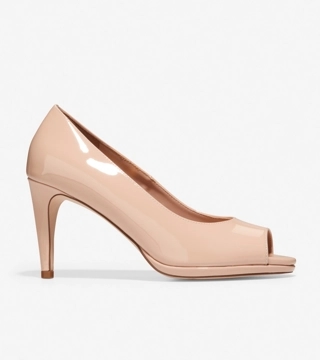 Peep Toe Pump Mini Platform | Size : 7