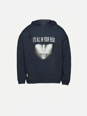 NAVY UNISEX HOODIE