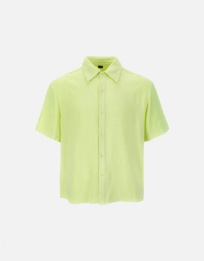 LIME LINEN SHIRT