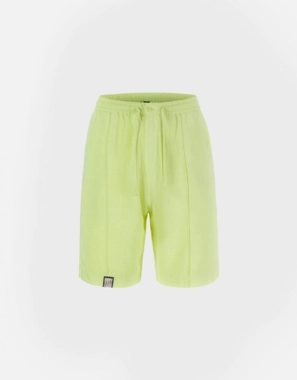 LIME LINEN SHORTS