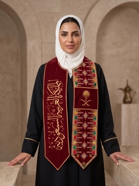 Asiri Cat Shawl - Maroon